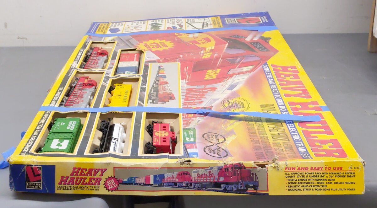 Life Like 8727 HO Scale Heavy Hauler Set/Box