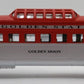 K-Line K4532-0214 O SP Golden State "Golden Moon" 13.5 " Vista Dome Car #214 EX/Box