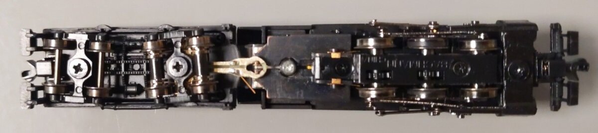 Bachmann 50598 N Unlettered USRA 0-6-0 Switcher Steam Locomotive and Tender #17 EX/Box