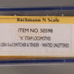 Bachmann 50598 N Unlettered USRA 0-6-0 Switcher Steam Locomotive and Tender #17 EX/Box