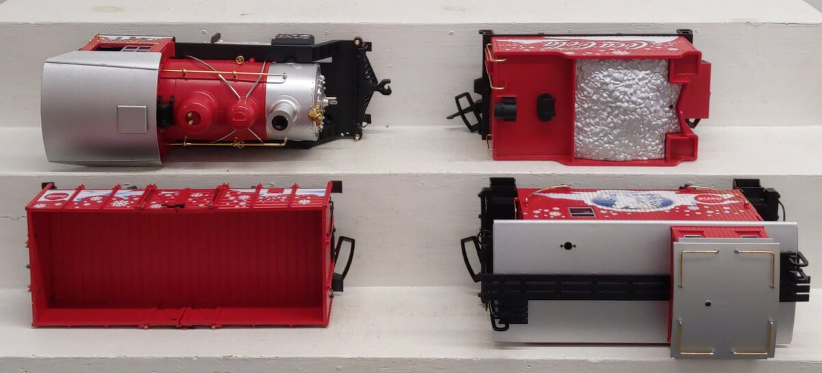 LGB 72510 G Gauge Coca-Cola "Red Trunk" Christmas Steam Train Super Set EX/Box