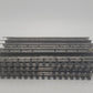 K-Line O Gauge Super K Shadow Rail 10" Straight Track Sections (8) VG