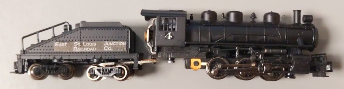 Bachmann 50598 N Unlettered USRA 0-6-0 Switcher Steam Locomotive and Tender EX/Box