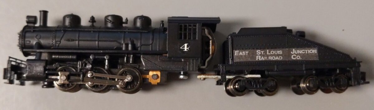 Bachmann 50598 N Unlettered USRA 0-6-0 Switcher Steam Locomotive and Tender EX/Box