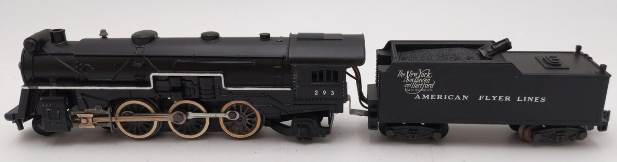 American Flyer 293 Vintage S NY, NH & Hartford 4-6-2 Steam Locomotive & Tender VG