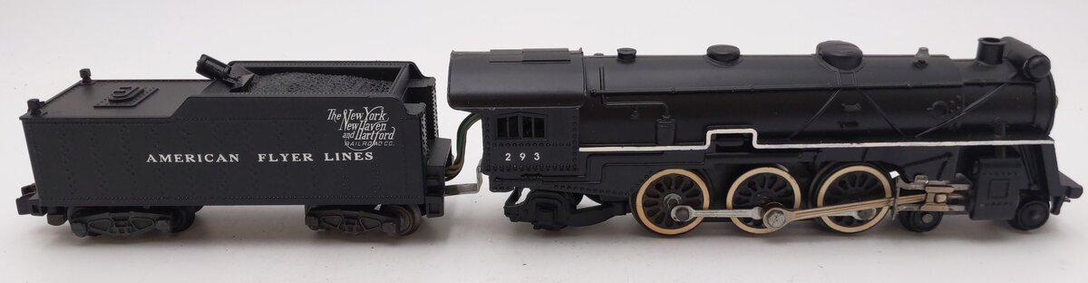 American Flyer 293 Vintage S NY, NH & Hartford 4-6-2 Steam Locomotive & Tender VG