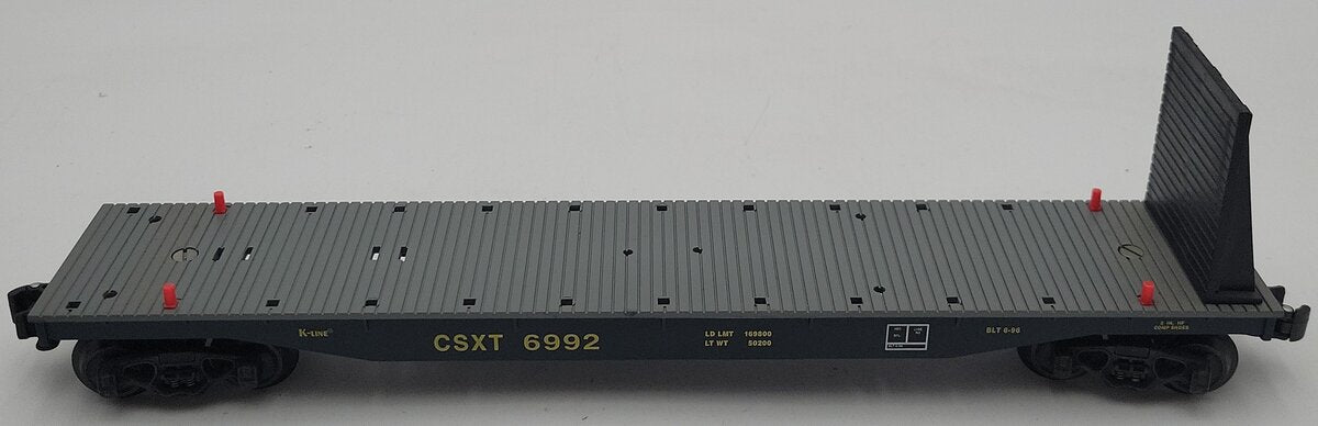 K-Line K6992 CSX Classic Flatcar EX/Box