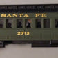 Bachmann 5633 N Scale Santa Fe Passenger Car # 2713 EX/Box