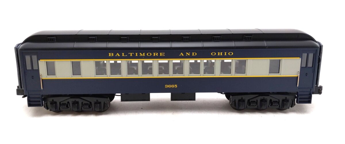 MTH 30-6266 O Gauge Baltimore & Ohio Madison Coach Car #3665 LN/Box