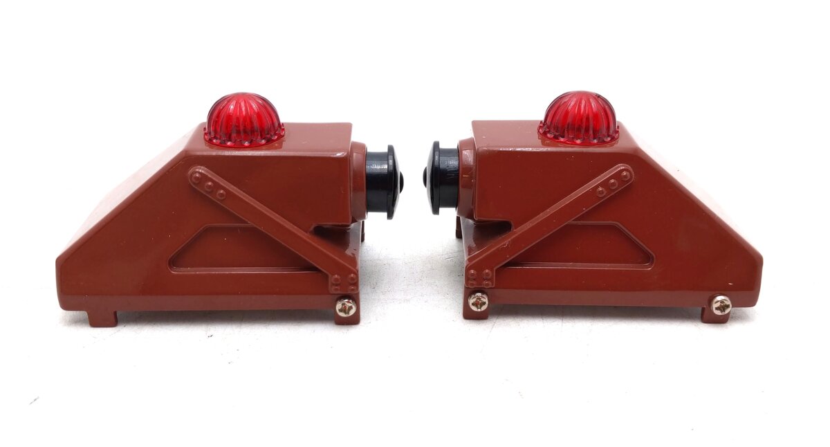 Lionel 6-2283 O/O27 Gauge Diecast Illuminated Bumpers (Set of 2) EX/Box