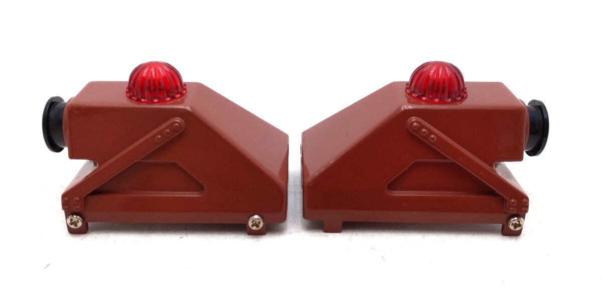Lionel 6-2283 O/O27 Gauge Diecast Illuminated Bumpers (Set of 2) EX/Box