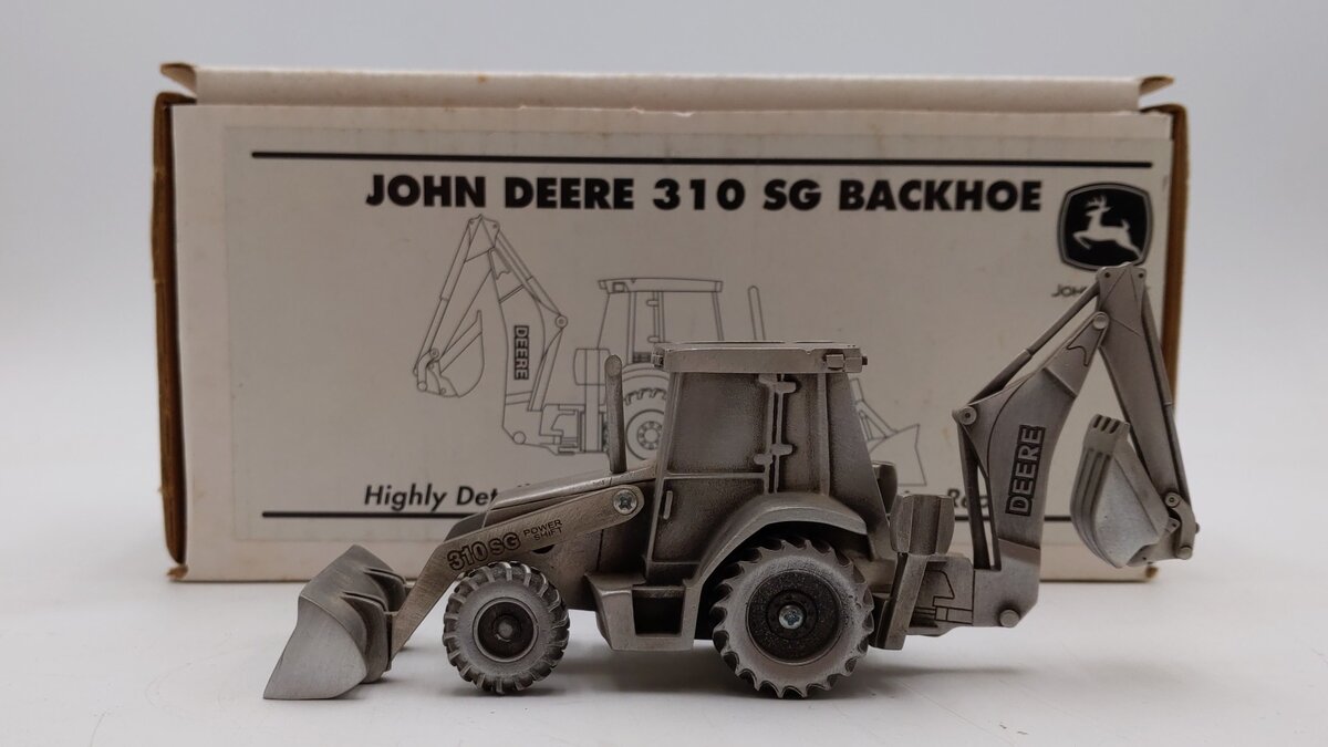 SpecCast John Deere Pewter 310D backhoe loader LN/Box