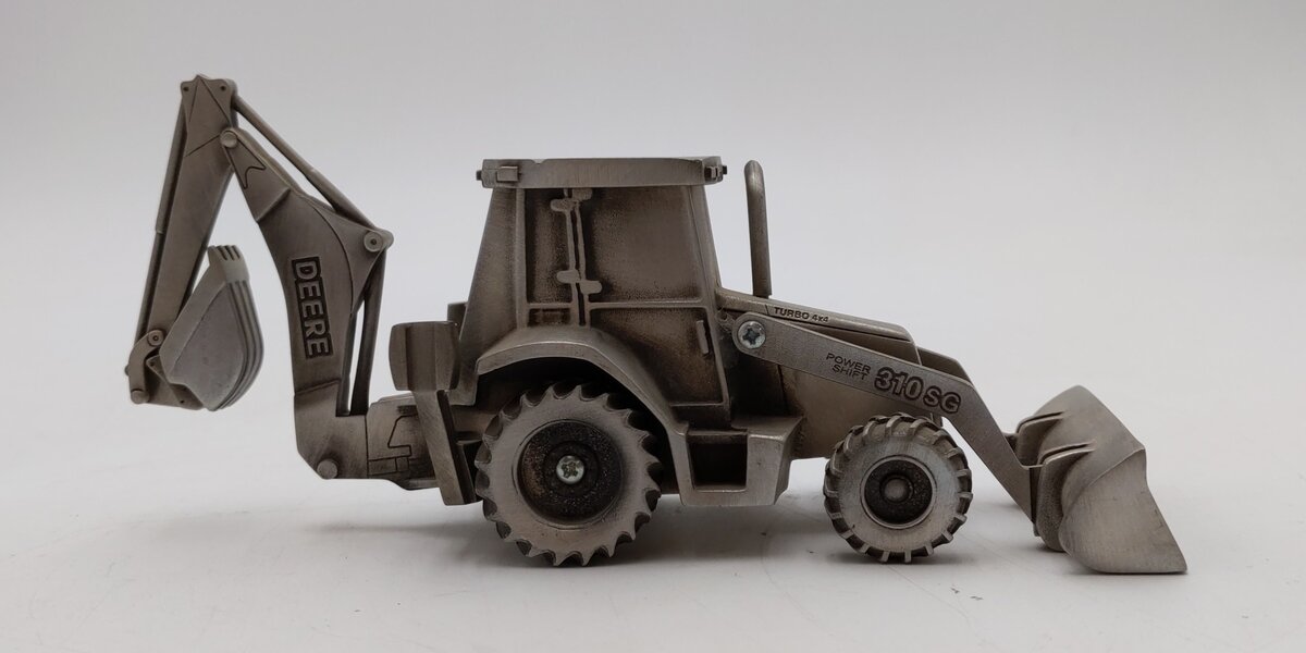 SpecCast John Deere Pewter 310D backhoe loader LN/Box