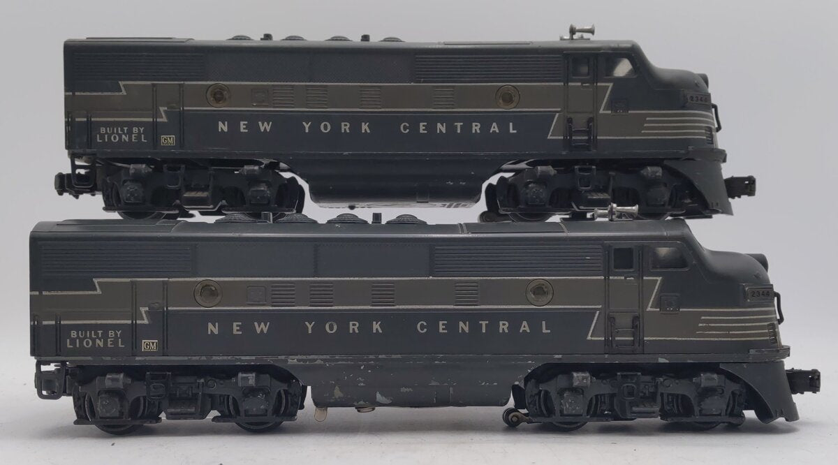 Lionel 2344 Vintage O New York Central F-3 AA Diesel Locomotive Set VG/Box