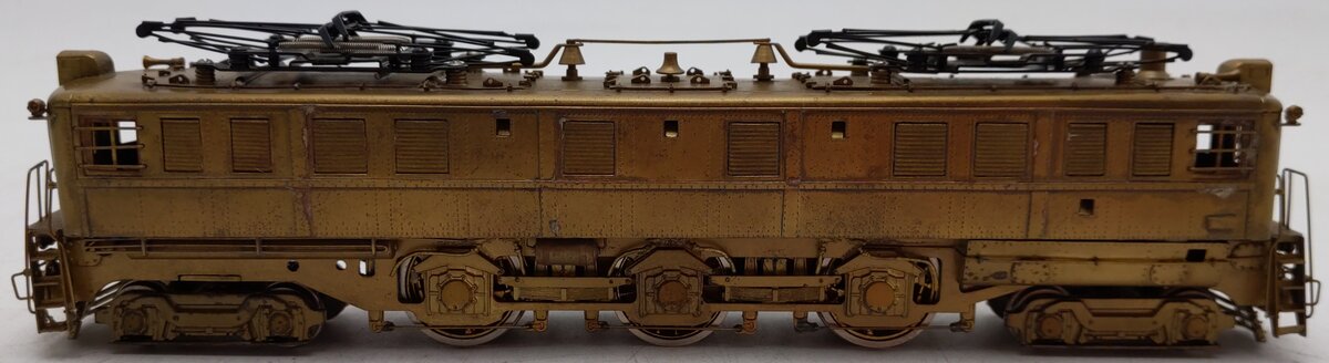 Alco Models E-105 HO Brass Pennsylvania P-5A Electric Locomotive - Unpainted VG/Box
