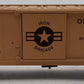 K-Line K641-8018 O Gauge Operation Iraqi Freedom Boxcar w/Machine Guns & Sound EX