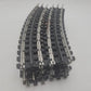 K-Line O Gauge Super K 10 1/2in Curved Track Sections (10) VG