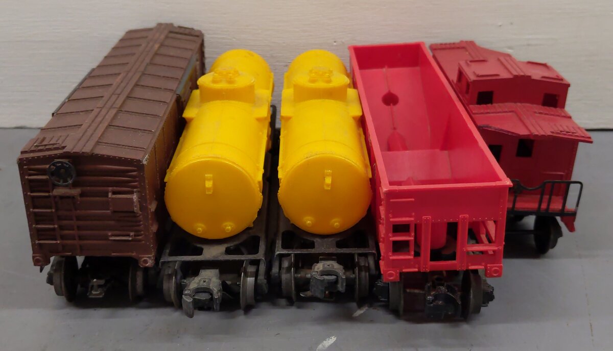 Lionel Vintage O Freight Cars: 2257, 6015, 6015, X6454, 6076 [5] VG