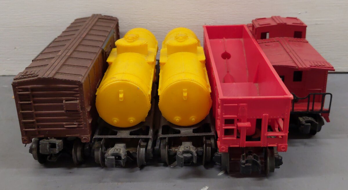 Lionel Vintage O Freight Cars: 2257, 6015, 6015, X6454, 6076 [5] VG