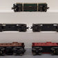 Lionel Vintage O Freight Cars: 6357, 6361, 6457, 6465, 6465 [5] VG