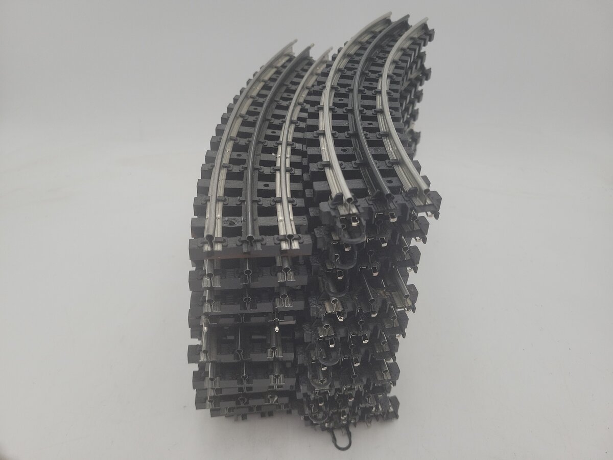 K-Line O Gauge Assorted Supersnap & Super K 10" Curved Track Sections (21) VG