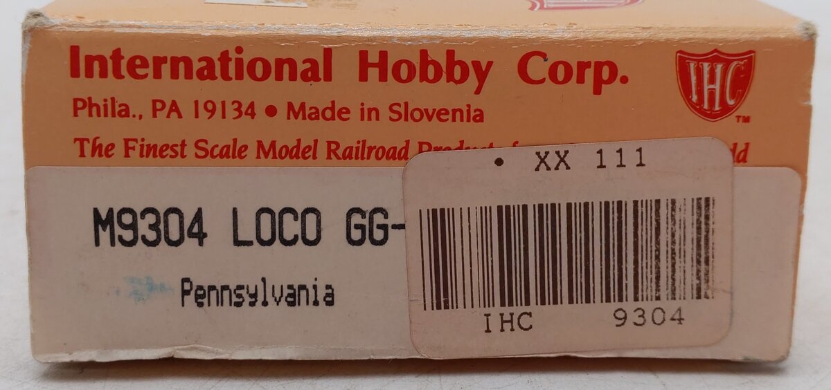 IHC M9304 HO Pennsylvania Tuscan Red GG-1 Electric Locomotive EX/Box
