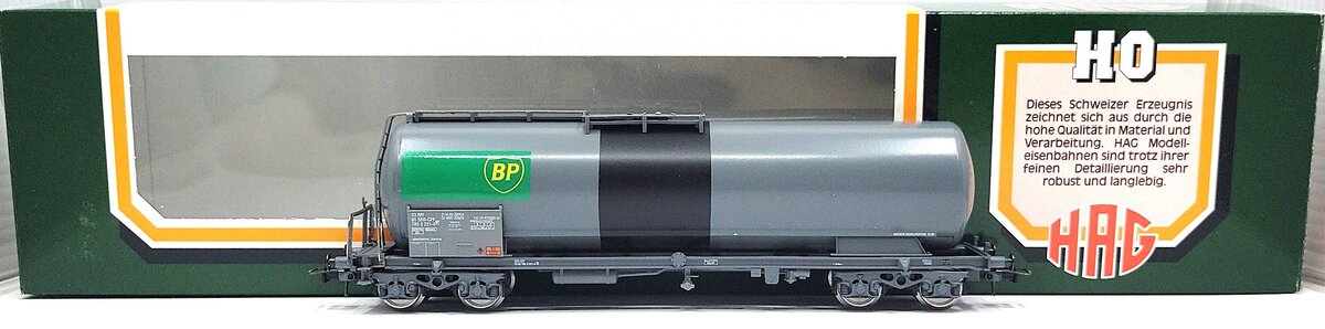 HAG 382 HO Scale SBB BP Tank Car LN/Box