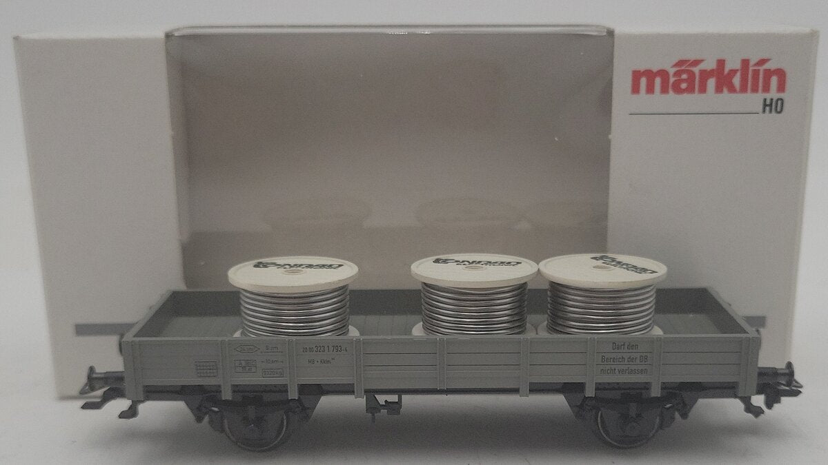 Marklin 94162 HO Flatcar Conrad w/ Load EX/Box