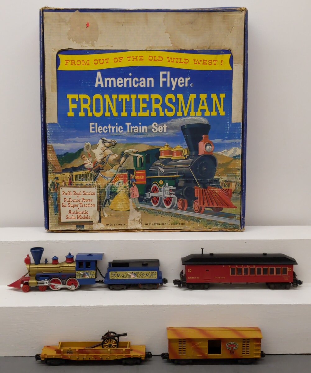 American Flyer 20655 Vintage S Frontiersman Freight Set EX/Box