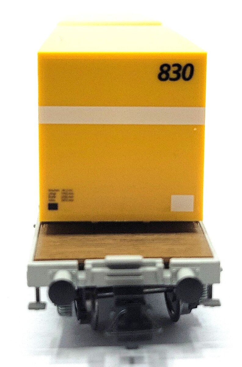 HAG 79 032 HO Scale SBB Flatcar w/ 2 LA POSTA Loads LN/Box