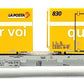 HAG 79 032 HO Scale SBB Flatcar w/ 2 LA POSTA Loads LN/Box