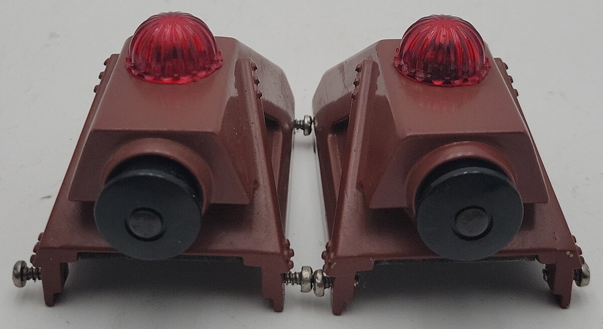 Lionel 6-2283 O/O27 Gauge Diecast Illuminated Bumpers (Set of 2) EX/Box