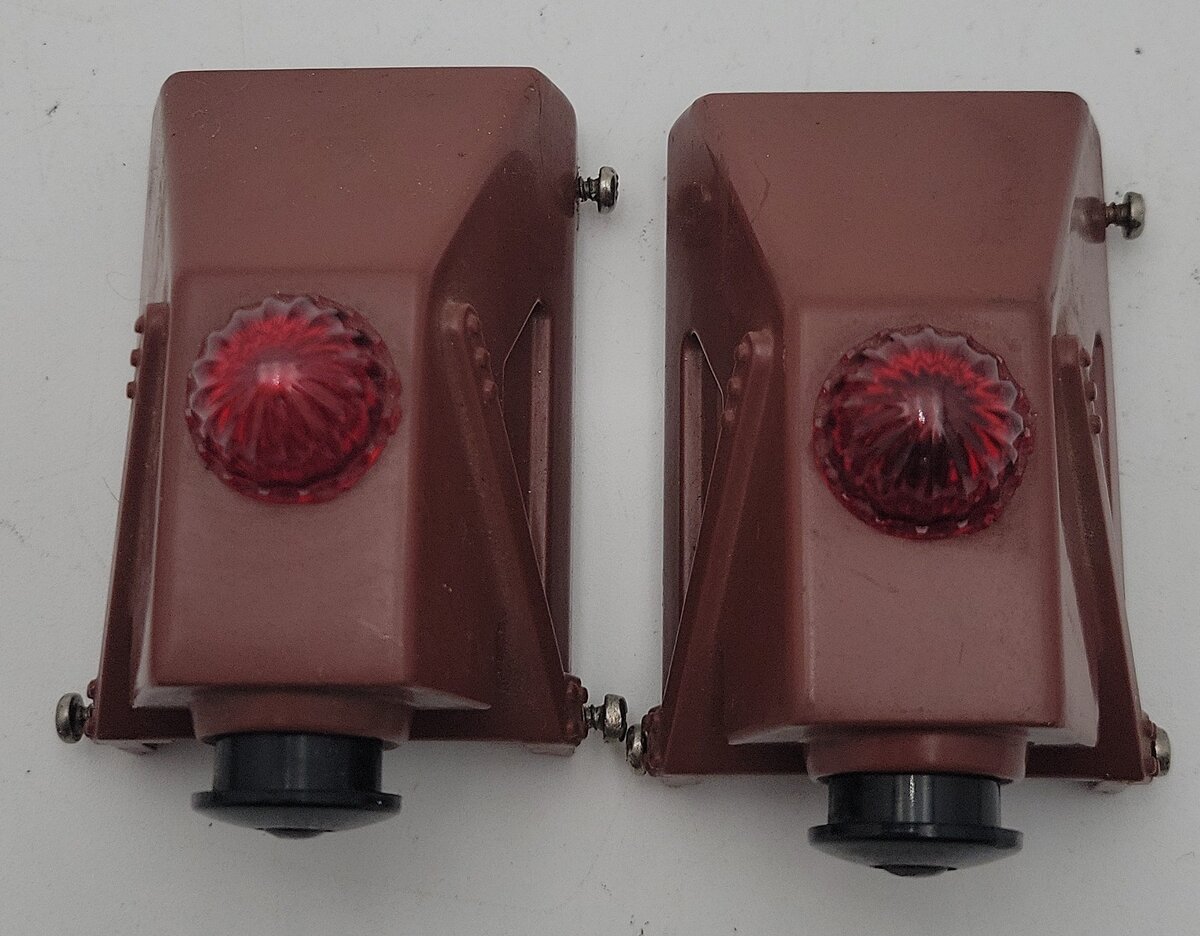 Lionel 6-2283 O/O27 Gauge Diecast Illuminated Bumpers (Set of 2) EX/Box
