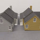 Lionel 6-34113 & 6-34111 O Gauge Assorted Lighted Houses [2] EX