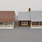 Lionel O Gauge Assorted Lighted Houses [2] EX