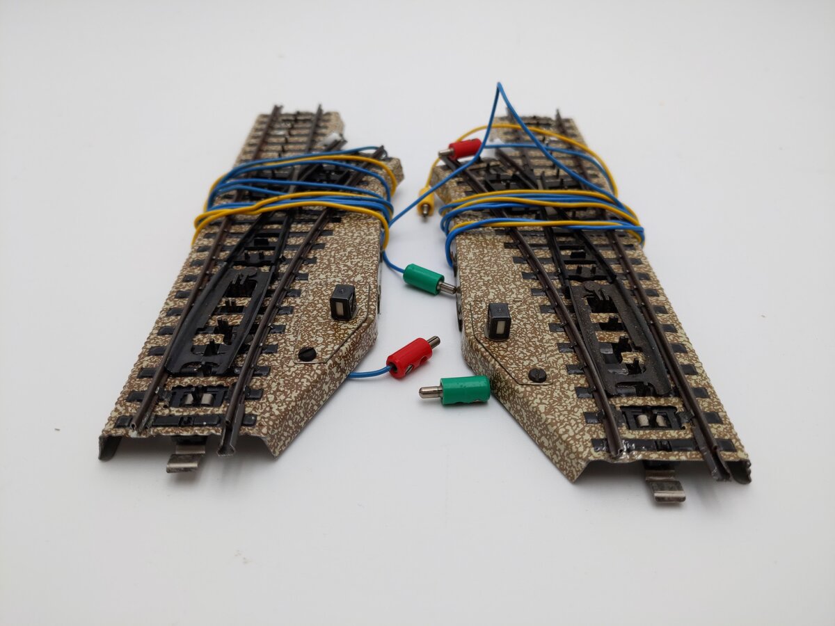 Marklin 5137 HO Metal Track 2-Way Swich Turnout (Pack of 2) EX/Box