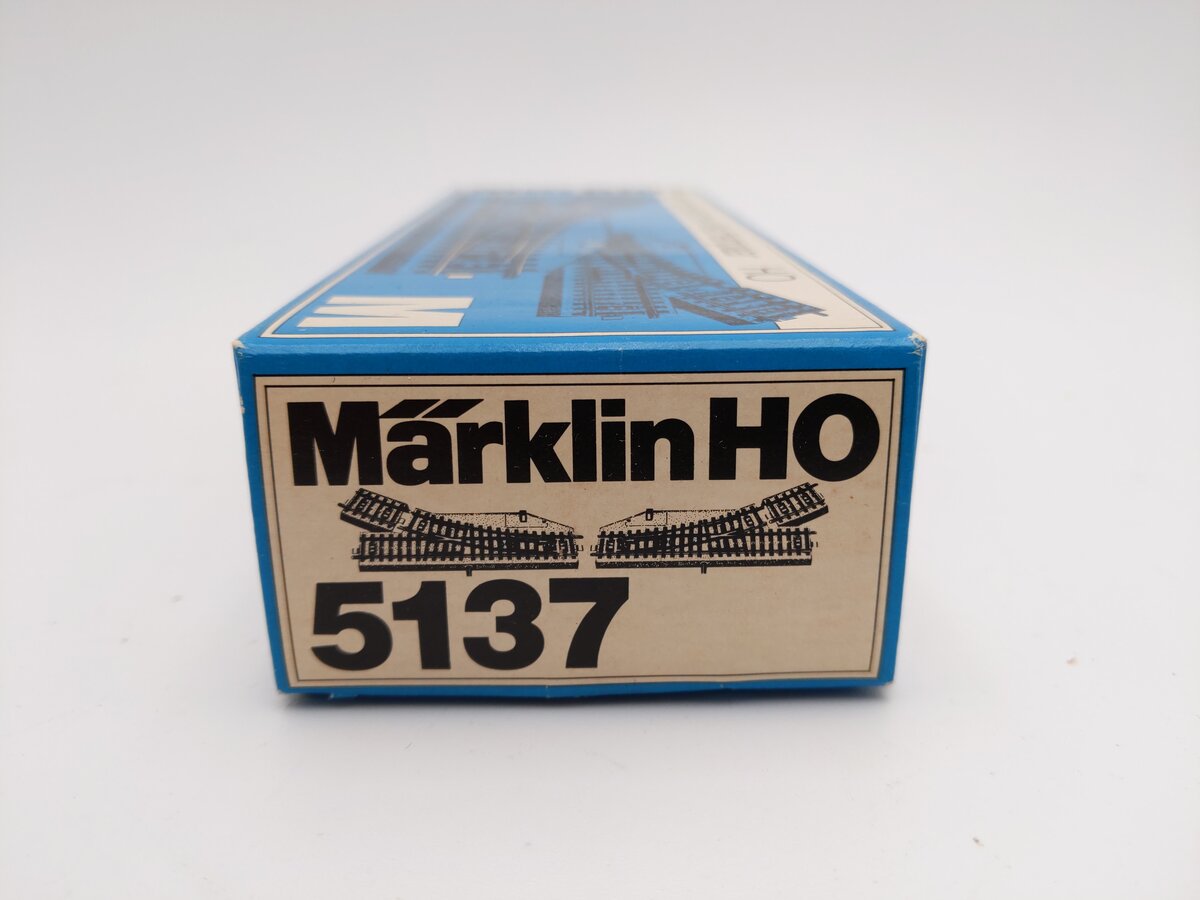 Marklin 5137 HO Metal Track 2-Way Swich Turnout (Pack of 2) EX/Box