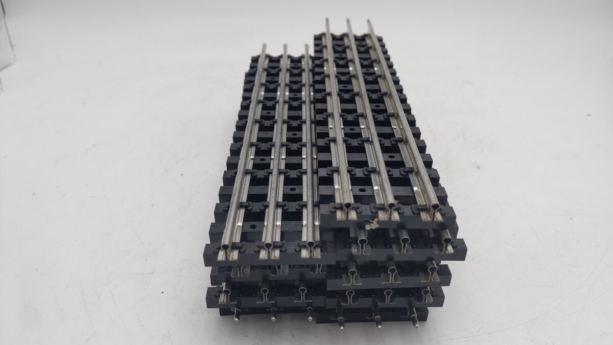 K-Line O Gauge Super K 10" Straight Track Sections (9) VG