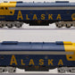 MTH 30-20393-1 O Gauge Alaska E-8 AA Diesel Engine Set w/ PRS 3.0 #2401, #2402 EX/Box