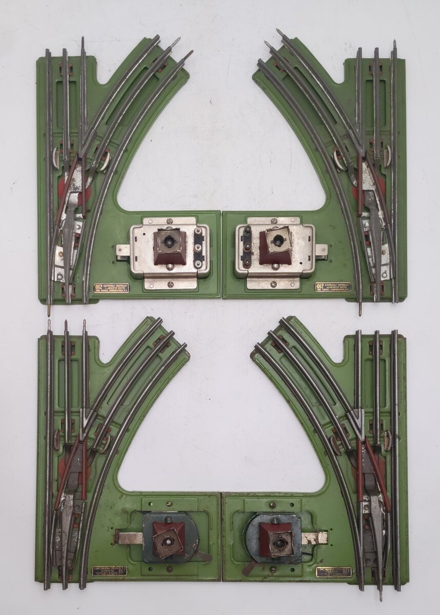 Lionel Vintage O Gauge Switch Pairs: 012, 021 [2]
