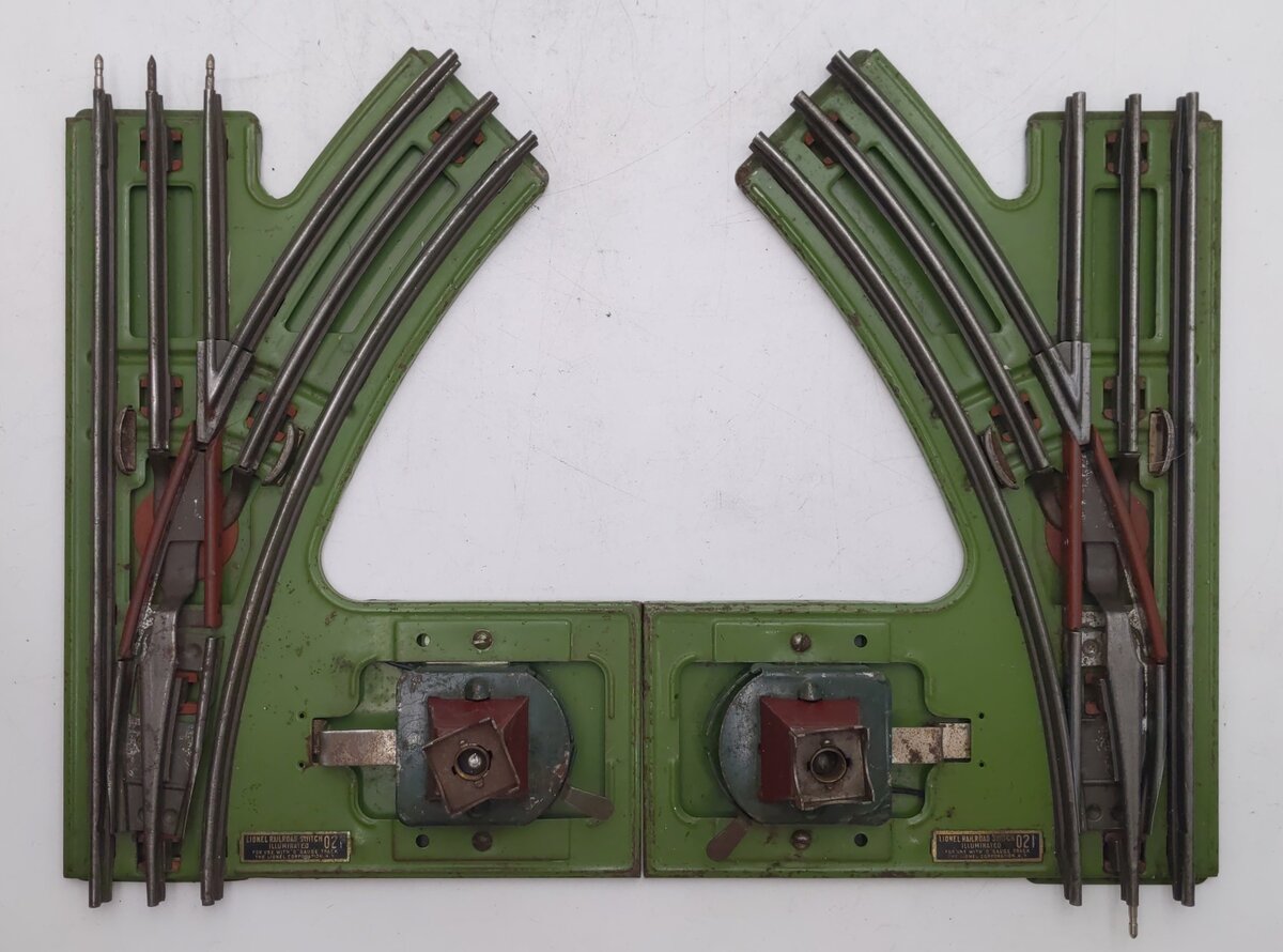 Lionel Vintage O Gauge Switch Pairs: 012, 021 [2]