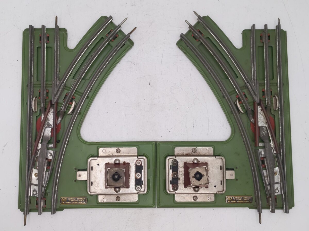 Lionel Vintage O Gauge Switch Pairs: 012, 021 [2]