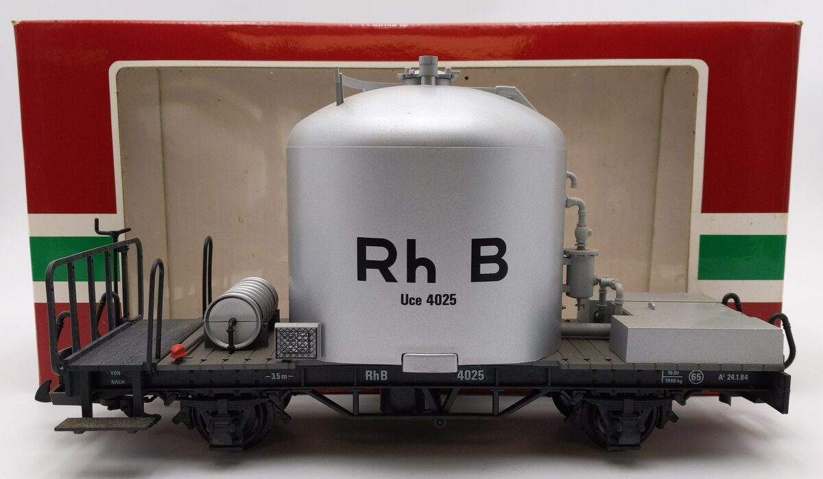 LGB 4025 G Scale RhB Tank Car #4025 EX/Box