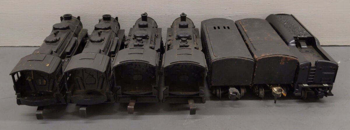 Lionel Vintage O Gauge Steam Locos & Tenders: 242, 242, 1060, 1060, 1689T [7] VG