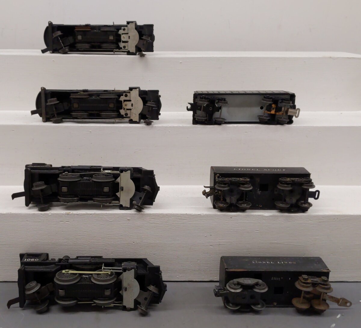 Lionel Vintage O Gauge Steam Locos & Tenders: 242, 242, 1060, 1060, 1689T [7] VG
