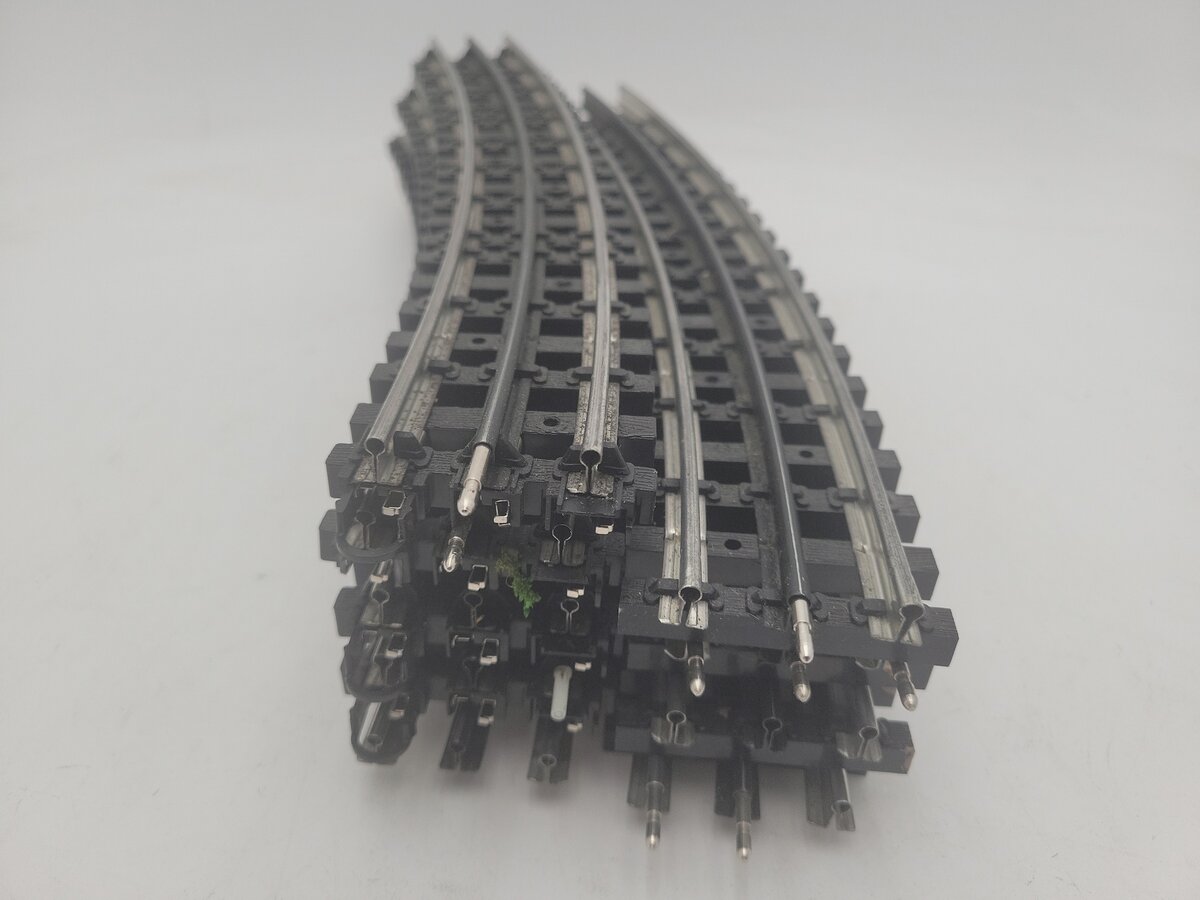 K-Line O Guage Assorted Supersnap & Super K 14" Track Sections (9) VG