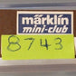 Marklin 8743 Z DB 1st Class Express Train Passenger Car LN