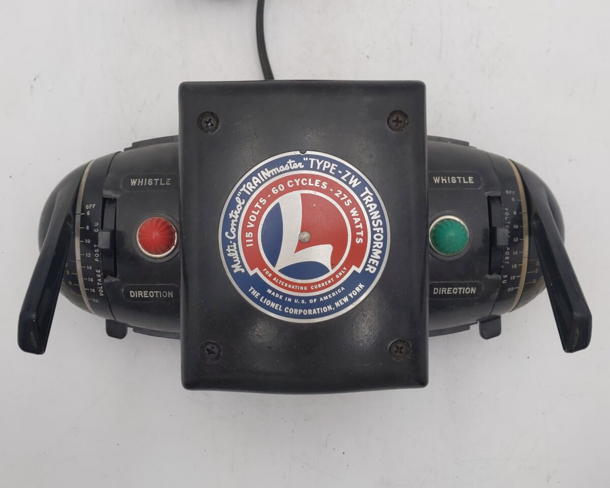 Lionel ZW Vintage O Gauge Trainmaster 275 Watt Transformer with Whistle EX