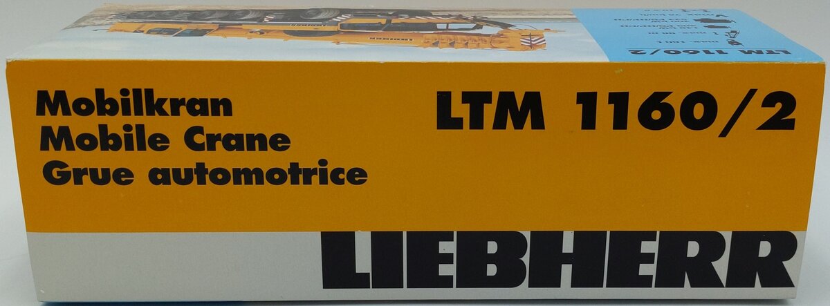 Conrad 2090 1:50 Scale Diecast Liebherr LTM 1160/2 Mobile Crane VG/Box