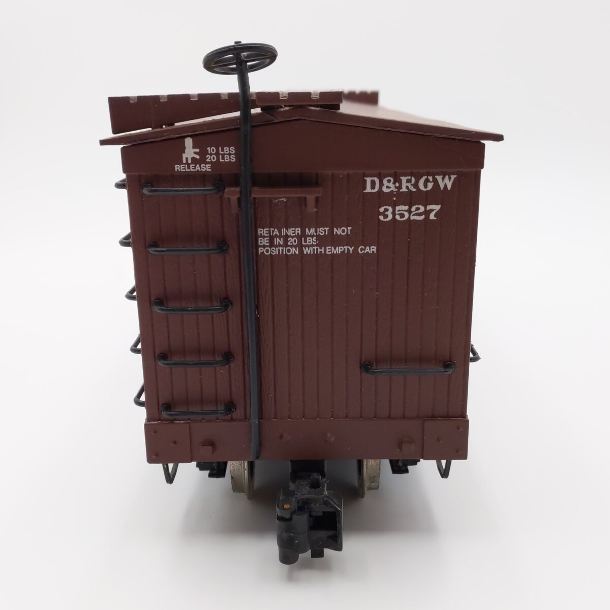 Bachmann 93318 G Scale Denver & Rio Grande Western Boxcar #3527 VG
